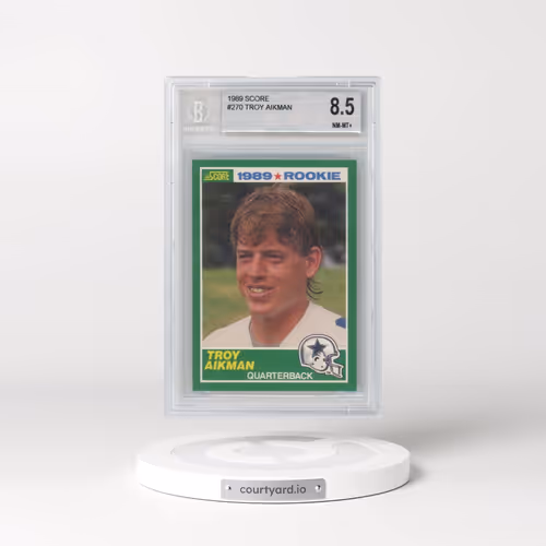 1989 Score #270 Troy Aikman (BGS 8.5 NM-MT+)