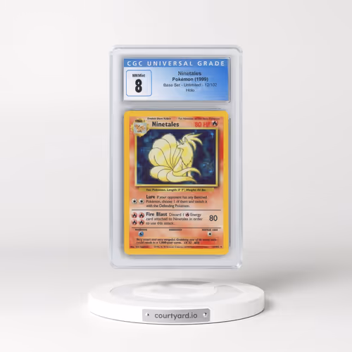 1999 Base Set #12/102 Ninetales - Holo (CGC 8 NM-MT)