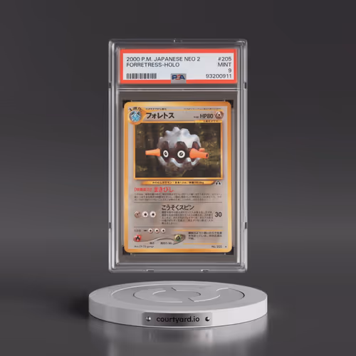 2000 Pokémon Neo 2 #205 Forretress - Holo (PSA 9 MINT)