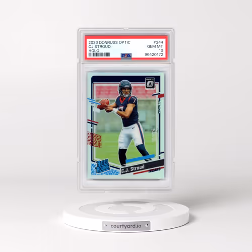 2023 Panini Donruss Optic #244 CJ Stroud - Holo (PSA 10 GEM MINT)