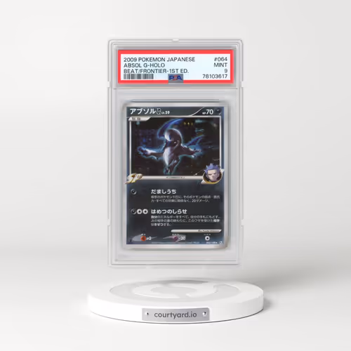 2009 Pokémon Beat of the Frontier #064 Absol G - 1st Edition Holo (PSA 9 MINT)