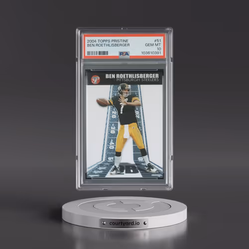 2004 Topps Pristine #51 Ben Roethlisberger (PSA 10 GEM MINT)