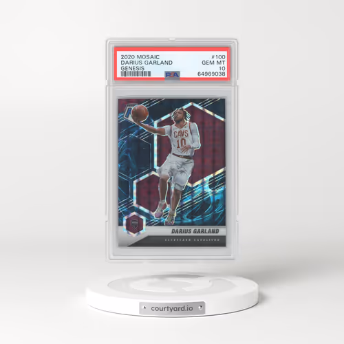 2020 Panini Mosaic #100 Darius Garland - Genesis (PSA 10 GEM MINT)
