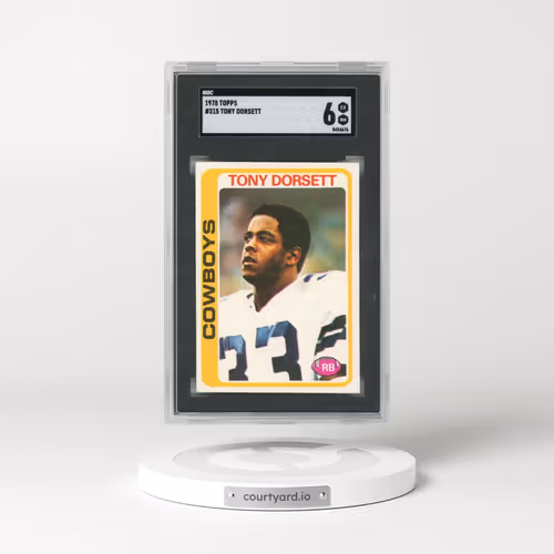 1978 Topps #315 Tony Dorsett (SGC 6 EX-MT)