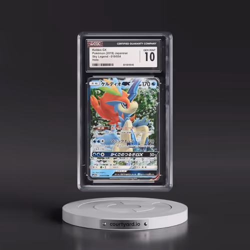 2019 Sky Legend #019/054 Keldeo GX - Holo (CGC 10 GEM MINT)