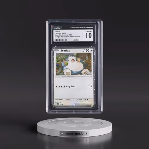 2023 Black Star Promos - Scarlet & Violet SVP EN #122 Snorlax - Twilight Masquerade 3-Pack Blister (