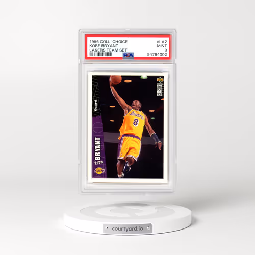 1996 Collector's Choice Lakers Team Set #LA2 Kobe Bryant (PSA 9 MINT)