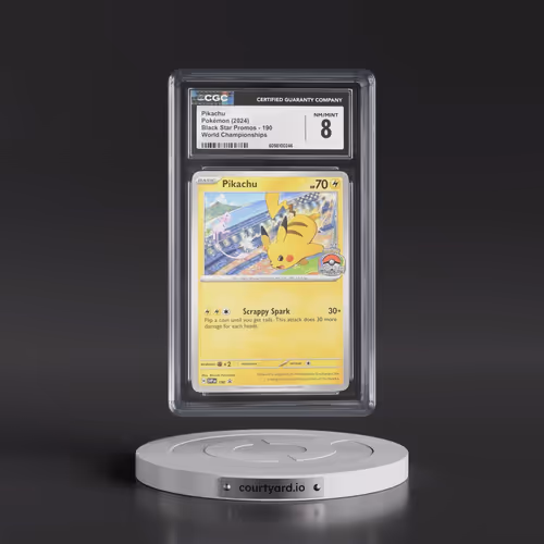 2023 Black Star Promos - Scarlet & Violet SVP EN #190 Pikachu - World Championships (CGC 8 NM-MT)