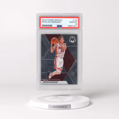 2019 Panini Mosaic #170 Duncan Robinson (PSA 10 GEM MINT)