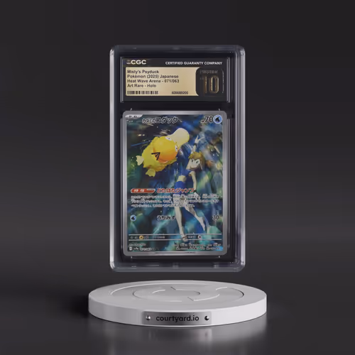 2025 Heat Wave Arena - sv9a #071/063 Misty's Psyduck - Art Rare Holo (CGC 10 PRISTINE)