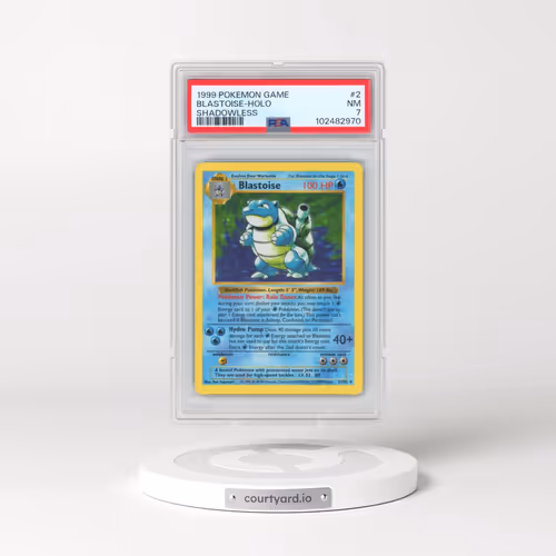 1999 Pokémon Game #2 Blastoise - Holo Shadowless (PSA 7 NM)