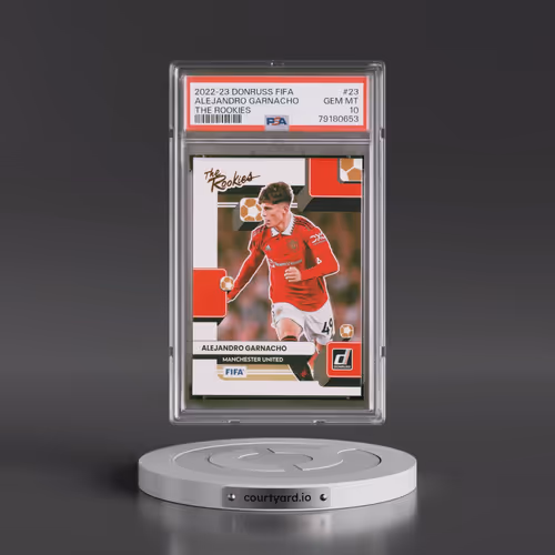 2022 Panini Donruss FIFA the Rookies #23 Alejandro Garnacho (PSA 10 GEM MINT)