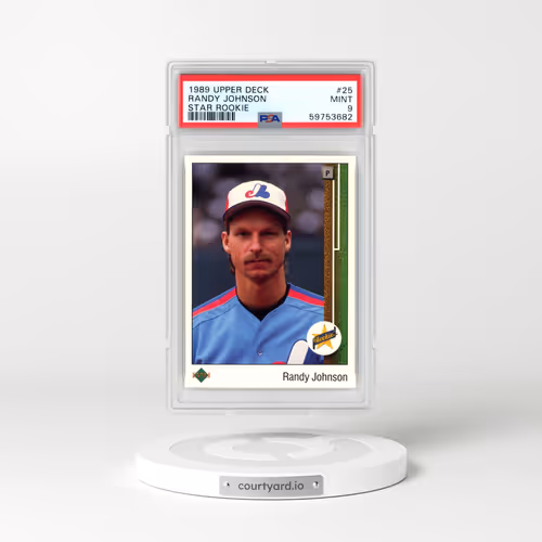 1989 Upper Deck #25 Randy Johnson - Star Rookie (PSA 9 MINT)