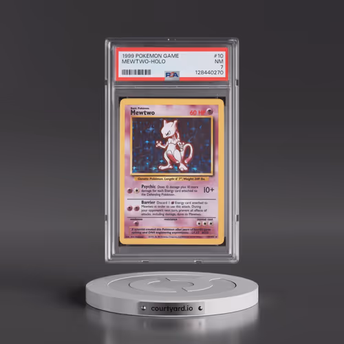 1999 Pokémon Game #10 Mewtwo - Holo (PSA 7 NM)
