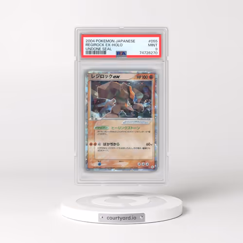 2004 Pokémon Undone Seal #055 Regirock EX - Holo Holo (PSA 9 MINT)