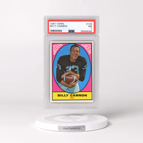 1967 Topps #109 Billy Cannon (PSA 7 NM)
