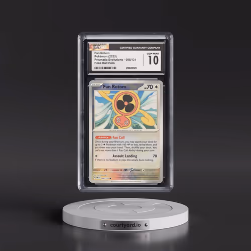 2024 Prismatic Evolutions - PRE EN #085/131 Fan Rotom - Poké Ball Holo (CGC 10 GEM MINT)