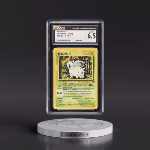 1999 Jungle #57/64 Nidoran â?? (CGC 6.5 EX-NM+)