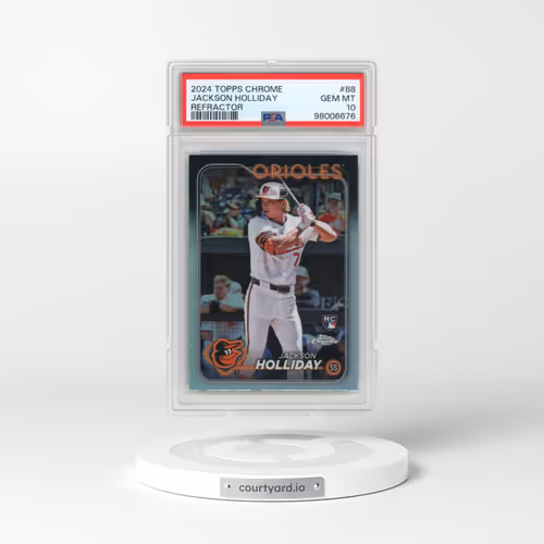 2024 Topps Chrome #88 Jackson Holliday - Refractor (PSA 10 GEM MINT)