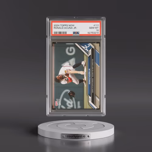 2024 Topps Now #111 Ronald Acuna Jr. (PSA 10 GEM MINT)