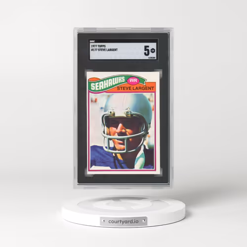 1977 Topps #177 Steve Largent (SGC 5 EX)