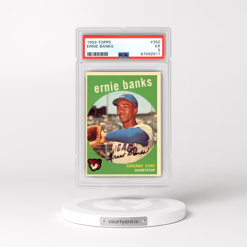 1959 Topps #350 Ernie Banks (PSA 5 EX)