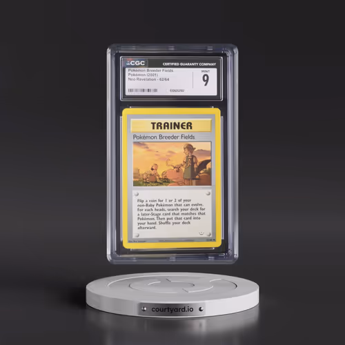 2001 Neo Revelation #62/64 Pokémon Breeder Fields (CGC 9 MINT)