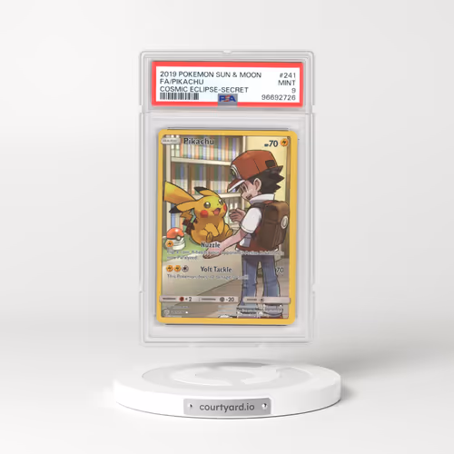 2019 Cosmic Eclipse #241 Pikachu - Character Rare (PSA 9 MINT)