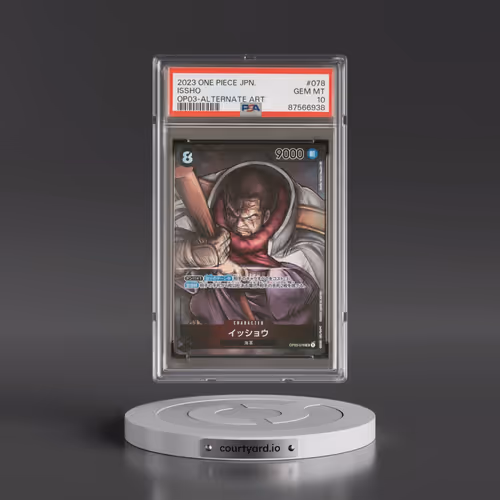 2023 One Piece Japanese OP03-Pillars of Strength #078 Issho - Alternate Art (PSA 10 GEM MINT)