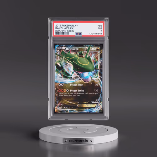 2015 Pokémon XY Roaring Skies #60 Rayquaza EX - Holo (PSA 7 NM)