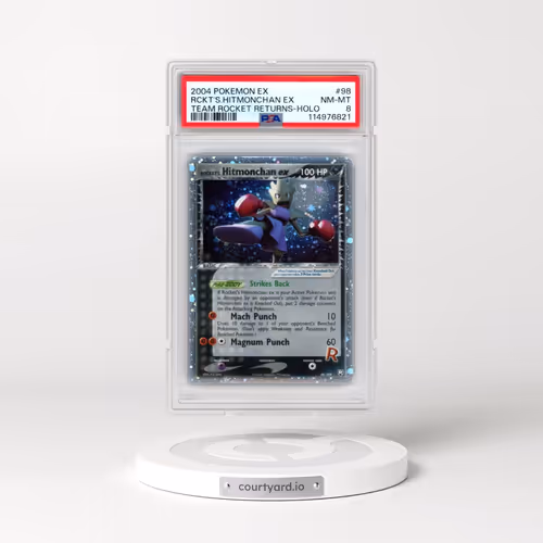 2004 Pokémon EX Team Rocket Returns #98 Rocket's Hitmonchan EX - Holo Holo (PSA 8 NM-MT)