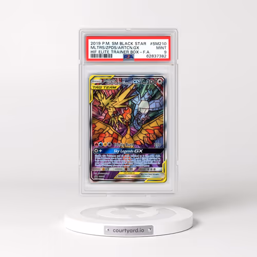 2019 Pokémon SM Black Star Promo #SM210 Moltres & Zapdos & Articuno GX - Holo Full Art Hidden Fates