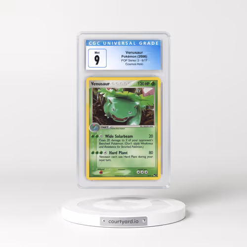 2005 POP Series 2 #6/17 Venusaur - Cosmos Holo ex Holon Phantoms Blister (CGC 9 MINT)