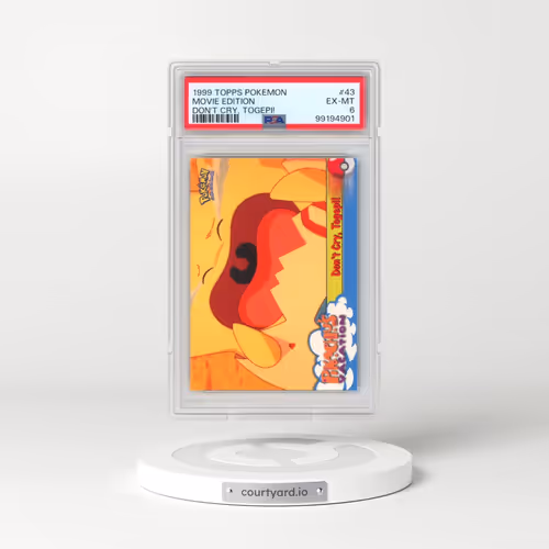 1999 Topps Pokémon the Movie Edt #43 Movie Edition - Don't Cry, Togepi! (PSA 6 EX-MT)