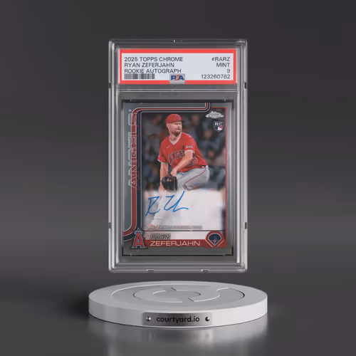 2025 Topps Chrome Rookie Autographs #RARZ Ryan Zeferjahn (PSA 9 MINT)