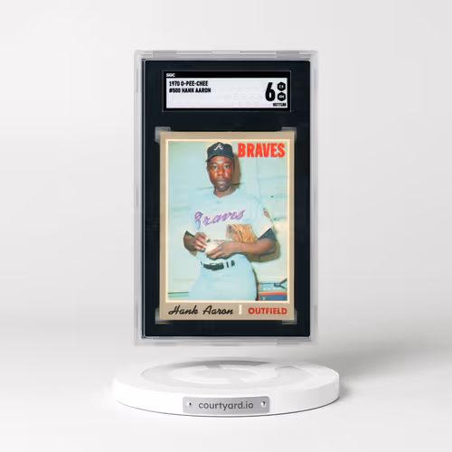 1970 O-Pee-Chee #500 Hank Aaron (SGC 6 EX-MT)
