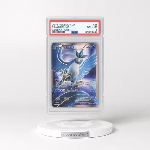 2016 Pokémon XY Generations #25 Articuno - Full Art (PSA 8 NM-MT)
