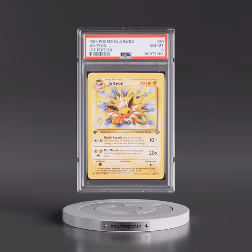 1999 Pokémon Jungle #20 Jolteon - 1st Edition (PSA 8 NM-MT)