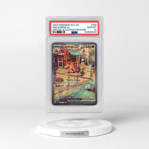 2023 Pokémon Pal EN-Paldea Evolved #258 Skeledirge EX - Holo Special Illustration Rare (PSA 10 GEM M