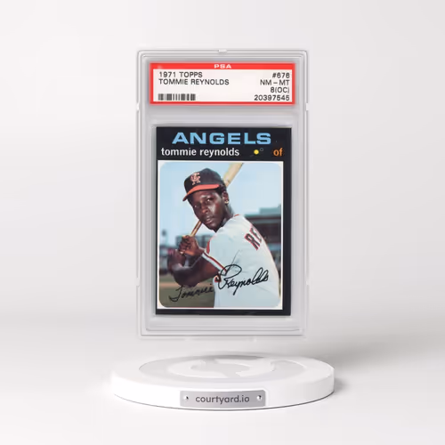 1971 Topps #676 Tommie Reynolds (PSA 8 NM-MT)
