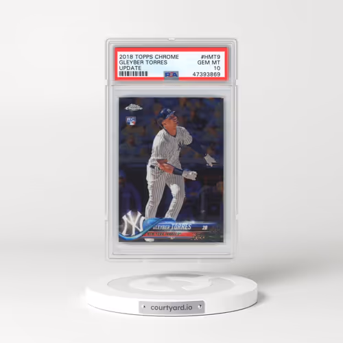 2018 Topps Chrome Update #HMT9 Gleyber Torres (PSA 10 GEM MINT)