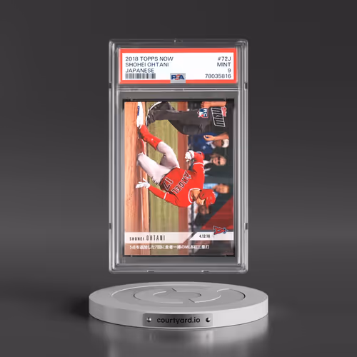2018 Topps Now #72J Shohei Ohtani - Japanese (PSA 9 MINT)
