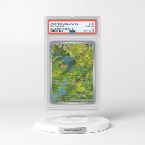 2023 Pokémon Mew EN-151 #166 Bulbasaur - Illustration Rare (PSA 10 GEM MINT)