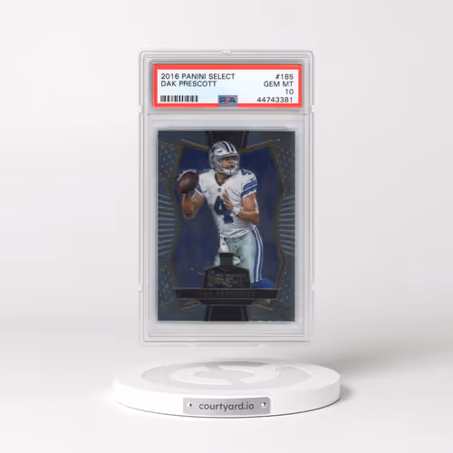 2016 Panini Select #185 Dak Prescott (PSA 10 GEM MINT)