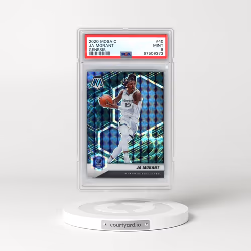 2020 Panini Mosaic #40 Ja Morant - Genesis (PSA 9 MINT)