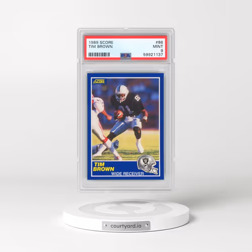 1989 Score #86 Tim Brown (PSA 9 MINT)