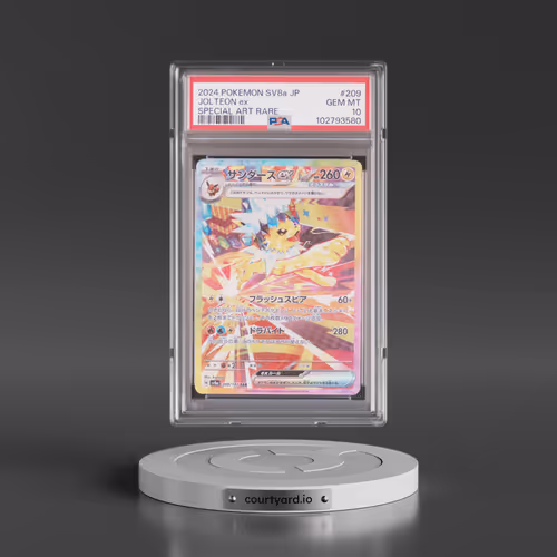 2024 Pokémon Sv8a-Terastal Fest EX #209 Jolteon EX - Holo Special Art Rare (PSA 10 GEM MINT)