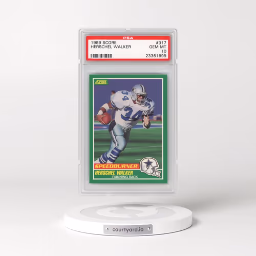 1989 Score #317 Herschel Walker (PSA 10 GEM MINT)