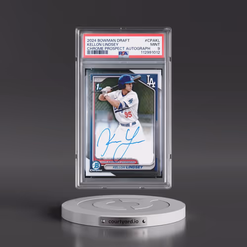 2024 Bowman Draft Chrome Prospect Autographs #CPAKL Kellon Lindsey (PSA 9 MINT)