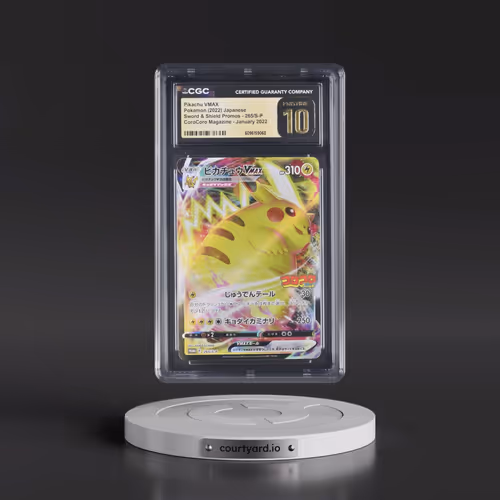 2019 Sword & Shield Promos #265/S-P Pikachu VMAX - Holo CoroCoro Magazine - January 2022 (CGC 10 PRI
